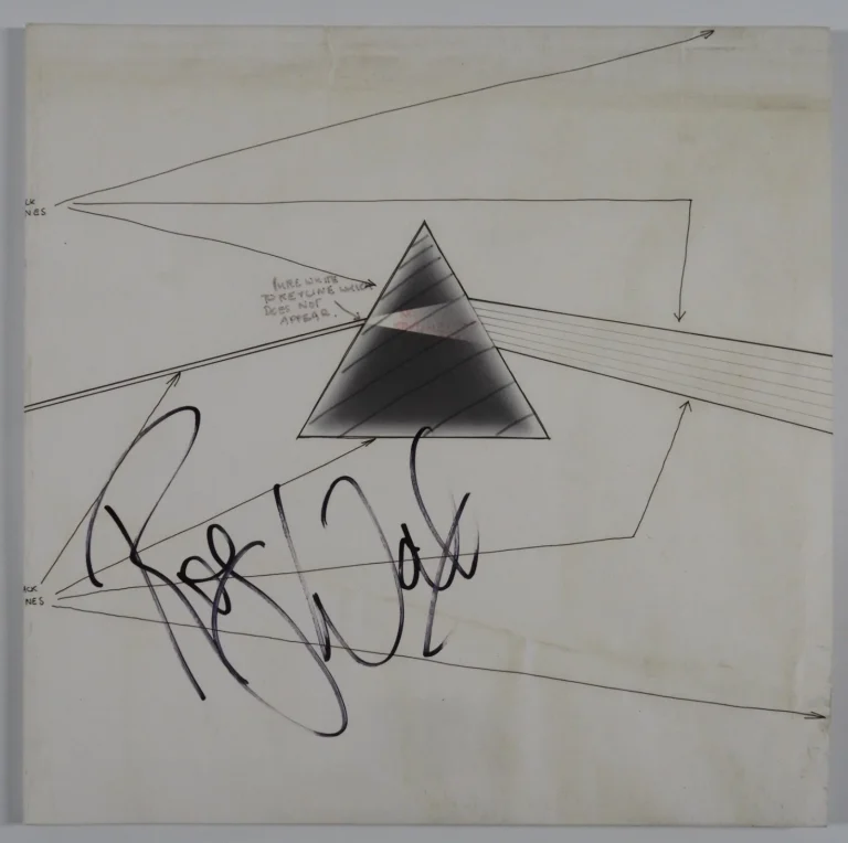 Pink Floyd Roger Waters Dark Side Of The Moon JSA Signed Autograph Record Vinyl
