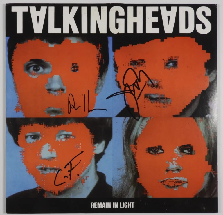 Talking Heads Signed Autograph Album JSA Record Vinyl David Byrne +