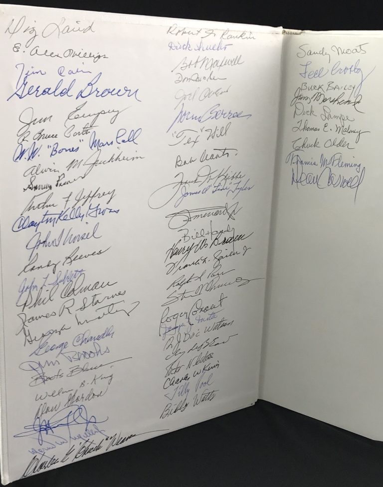 American Fighter Aces Signed Book 58 Autographs PSA DNA LOA WWII Pilots