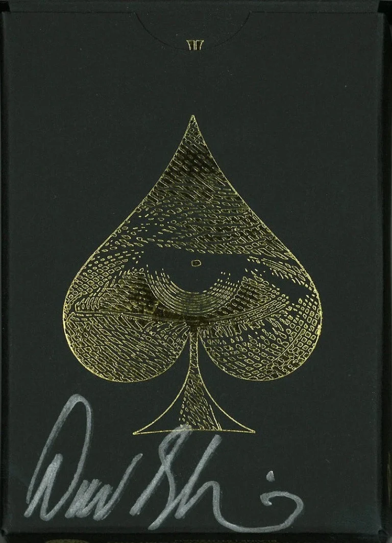 David Blaine Signed 2017 Tour Playing Cards Deck PSA DNA LOA Magician