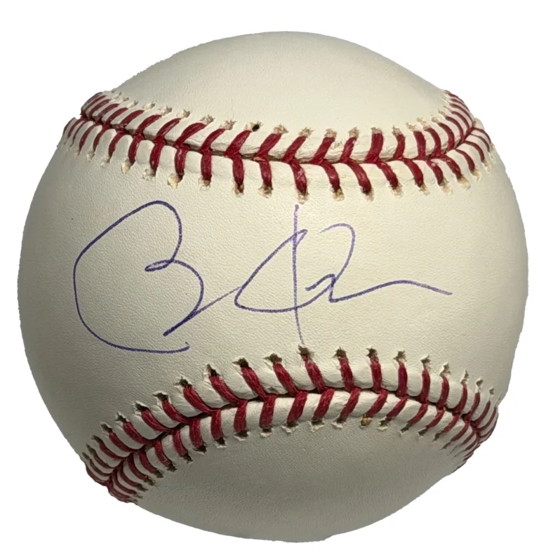 Barack Obama Signed OML Baseball Sweet Spot Ballpoint Pen JSA LOA President #37