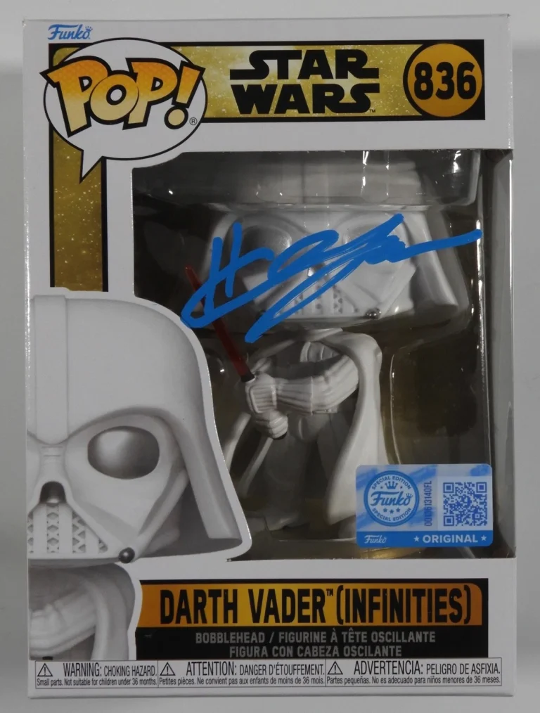 Star Wars Hayden Christensen JSA Signed Autograph Funko Pop 836 Darth Vader