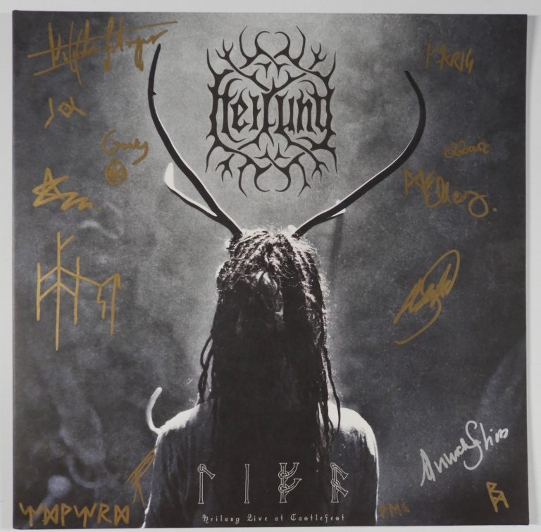 Heilung JSA Fully Signed Autograph Vinyl Record Album Lifa