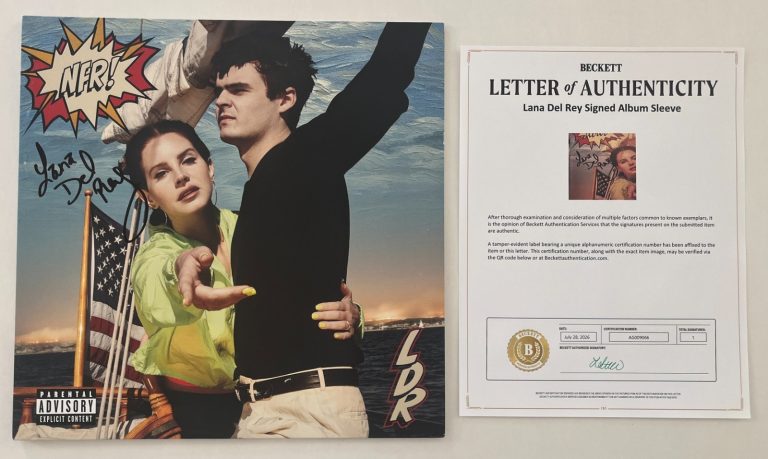 LANA DEL REY SIGNED NORMAN FUCK!NG ROCKWELL! NFR VINYL w/EXACT PROOF BECKETT LOA