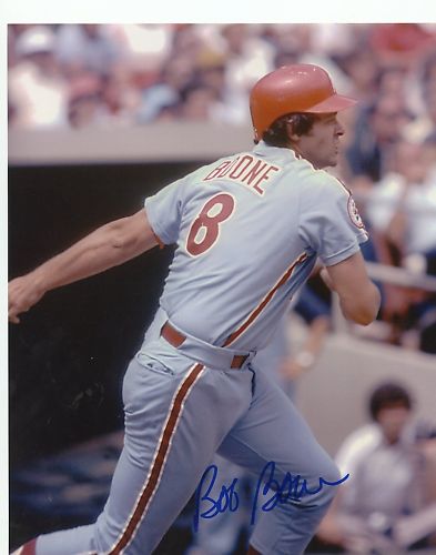 BOB BOONE PHILADELPHIA PHILLIES ACTION