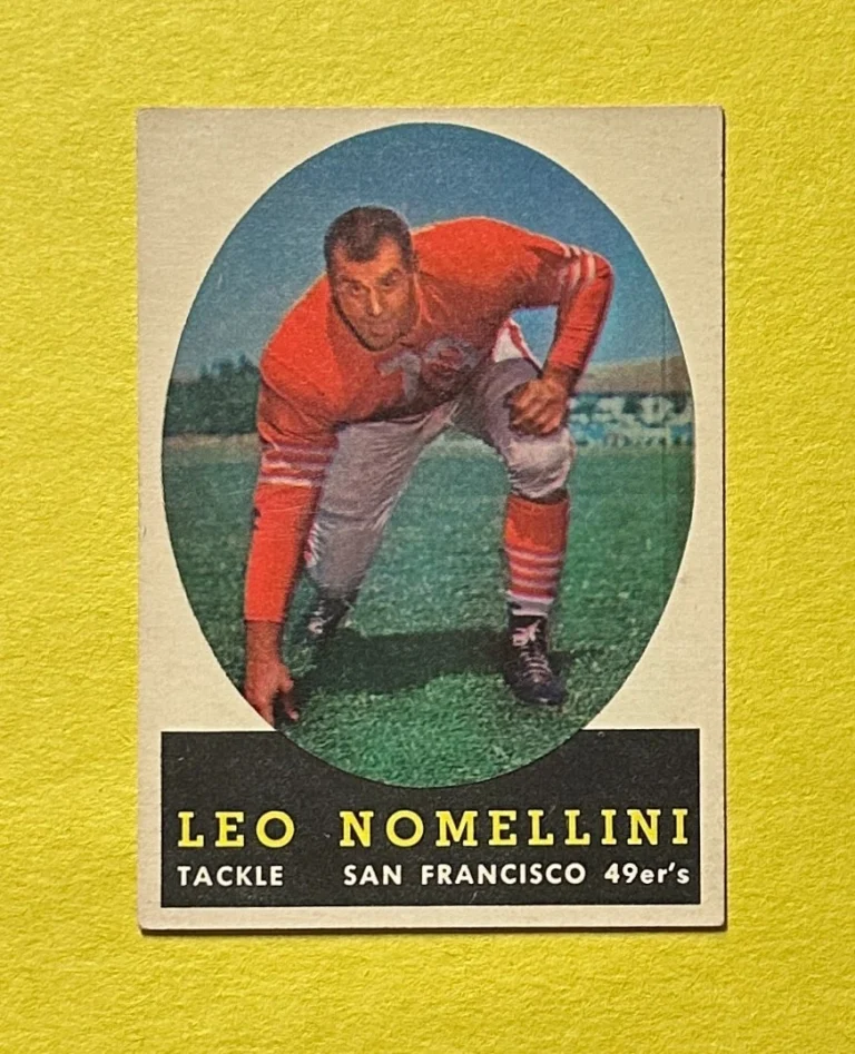 1958 TOPPS LEO NOMELLINI #89 49ERS