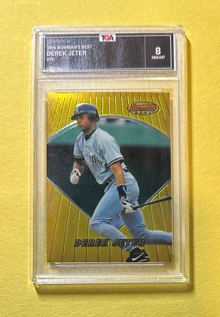 1996 BOWMAN'S BEST DEREK JETER #79 TGA NM MT 8 YANKEES HOF
