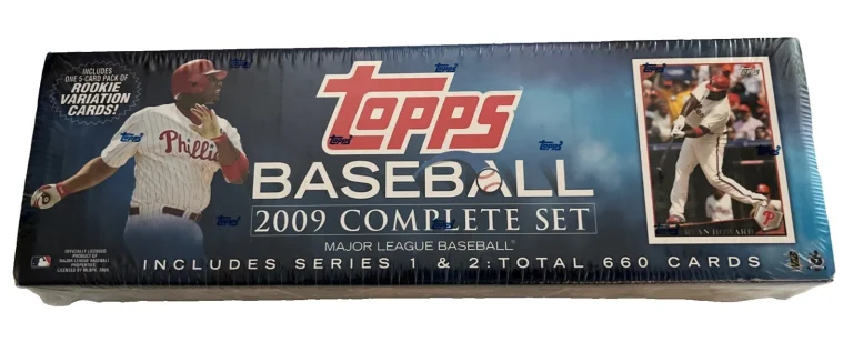 2009 Topps Baseball Factory Sealed Set w/ 5 Rookie Variations Cards