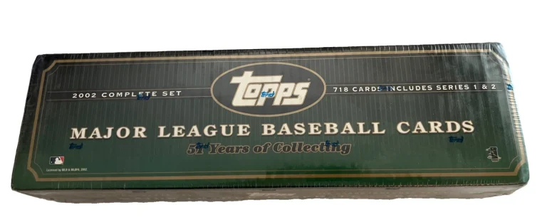 2002 Topps Series 1 + 2 Factory Sealed Complete 718 Baseball Card Set