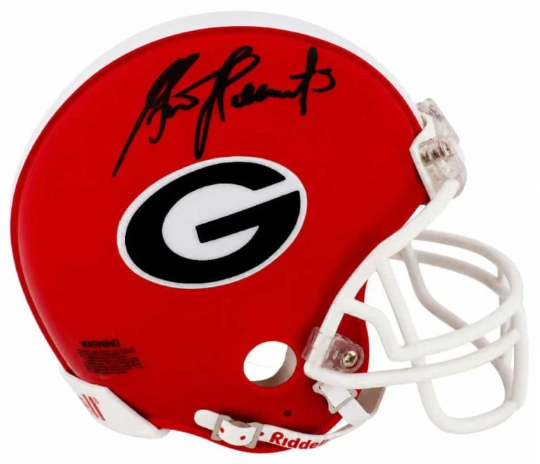 Garrison Hearst Signed Georgia Bulldogs Riddell VSR4 Mini Helmet -(SCHWARTZ COA)