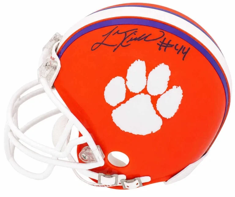 Levon Kirkland Signed Clemson Tigers Riddell (VSR4) Mini Helmet - (SCHWARTZ COA)