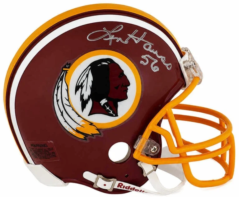 Len Hauss Signed Redskins T/B Riddell (VSR4) Mini Helmet - (SCHWARTZ SPORTS COA)
