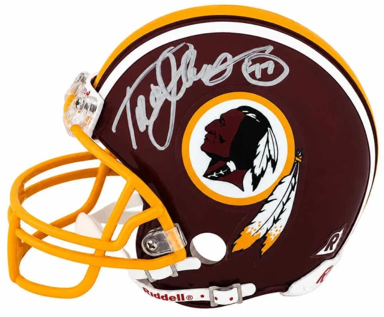 Tre Johnson Signed Redskins T/B Riddell (VSR4) Mini Helmet - (SCHWARTZ COA)