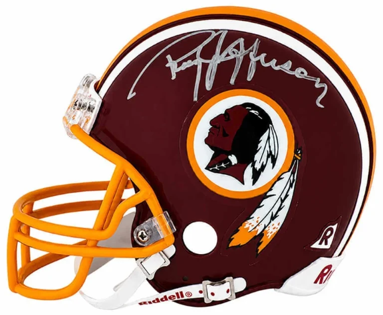 Roy Jefferson Signed Redskins T/B Riddell (VSR4) Mini Helmet - (SCHWARTZ COA)