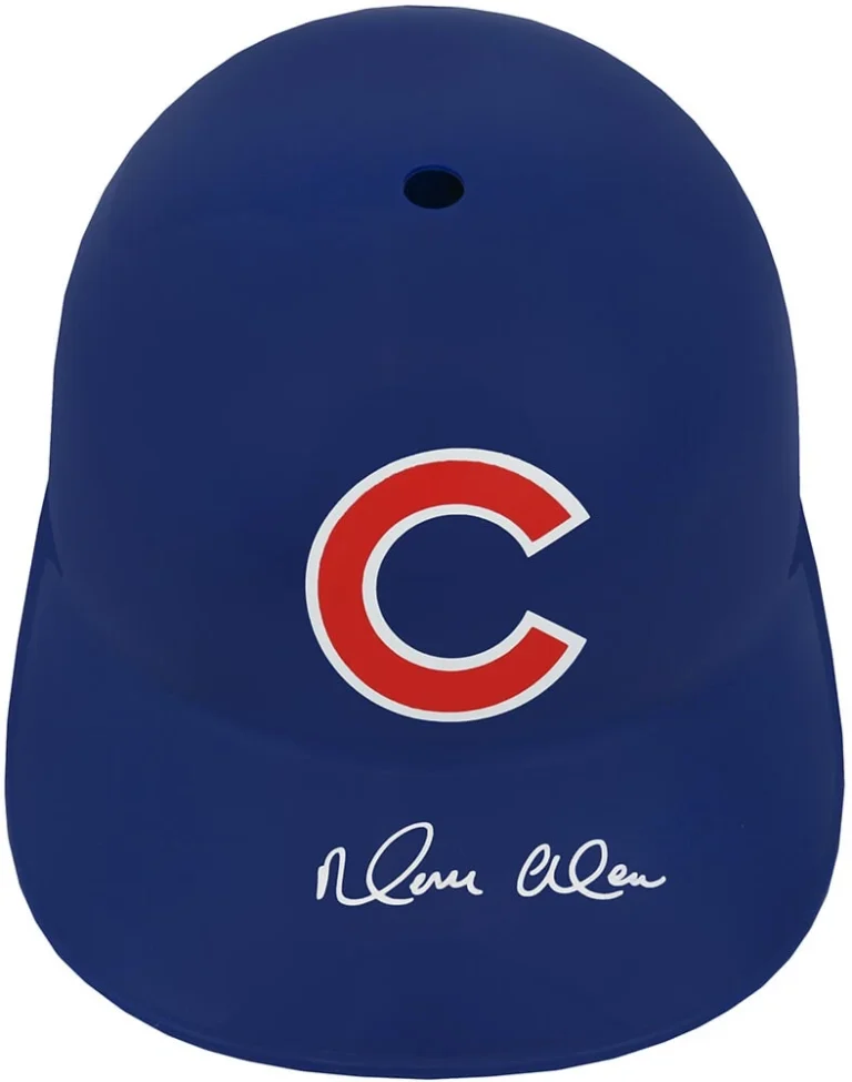 Moises Alou Signed Chicago Cubs Souvenir Replica Batting Helmet - (SCHWARTZ COA)