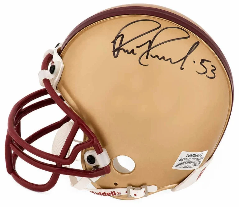 Bill Romanowski Signed Boston College Riddell (VSR4) Mini Helmet -(SCHWARTZ COA)