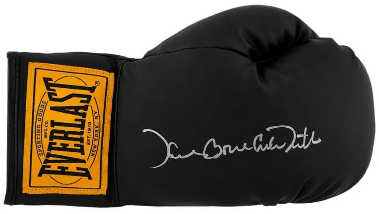James 'Bonecrusher' Smith Signed Everlast Black Full Size Boxing Glove -(SS COA)