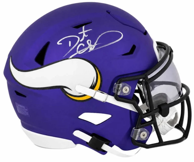 Daunte Culpepper Signed Vikings Riddell Mid-Size MIDI SpeedFlex Helmet -(SS COA)