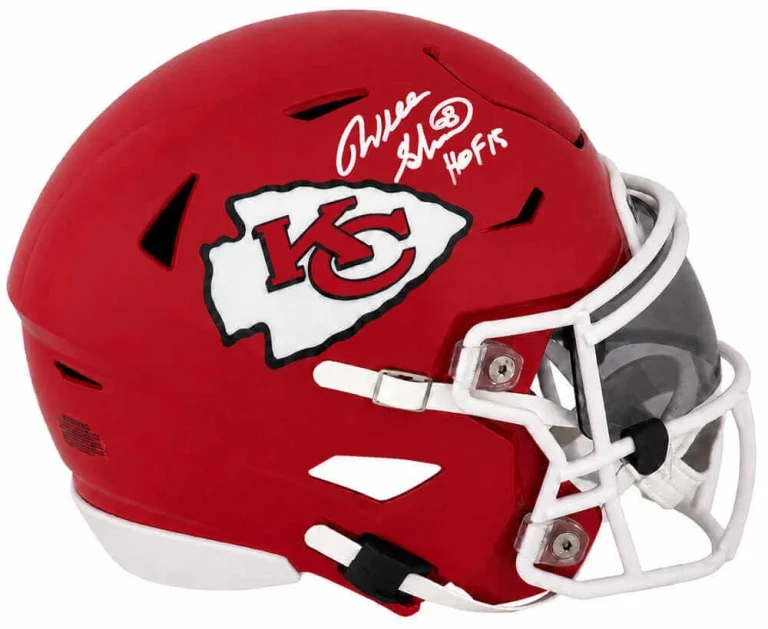 Will Shields Signed Chiefs Riddell Mid-Size MIDI SpeedFlex Helmet w/HOF (SS COA)