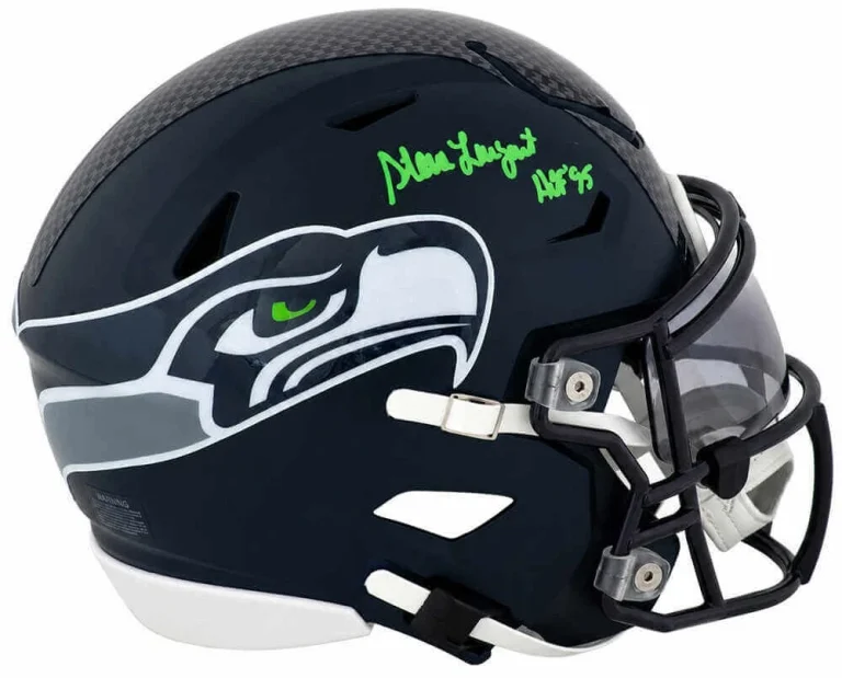 Steve Largent Signed Seahawks Mid-Size MIDI SpeedFlex Helmet w/HOF'95 - (SS COA)