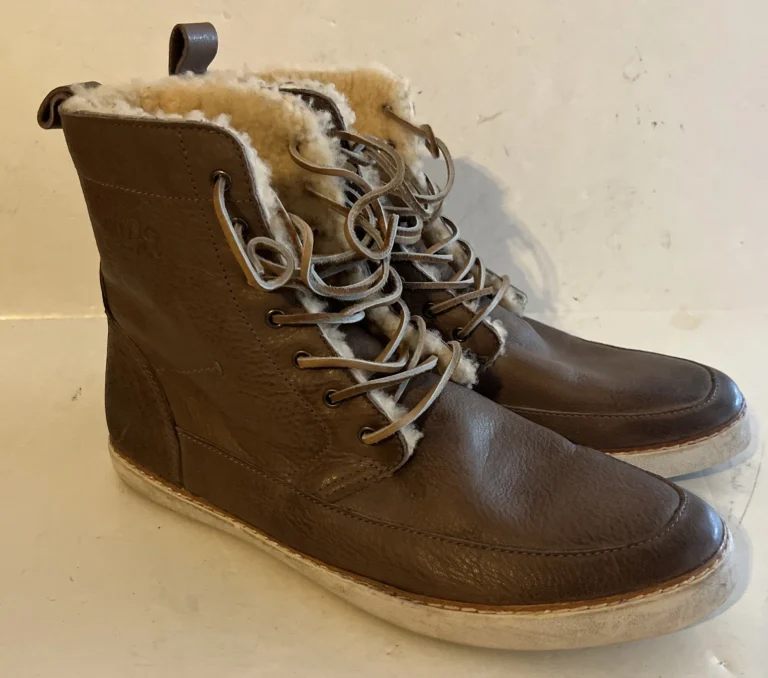 Blackstone Men's Brown AM32 Hi Top Shearling Lined Boot Sneaker Size 12