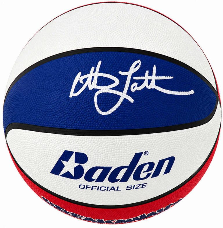 Christian Laettner Signed Baden Red, White & Blue Full Size Basketball -(SS COA)