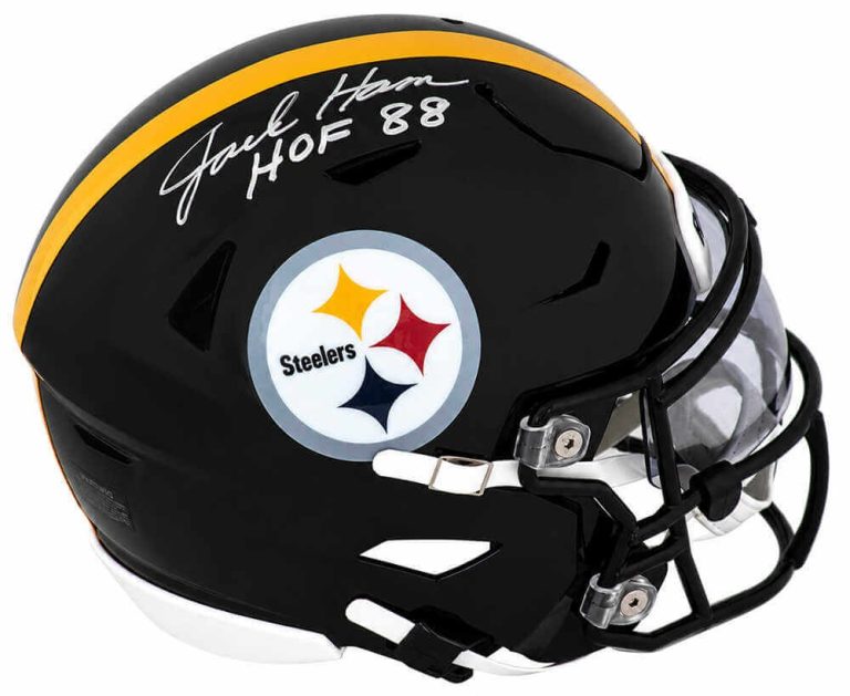 Jack Ham Signed Steelers Riddell Mid-Size MIDI SpeedFlex Helmet w/HOF - (SS COA)