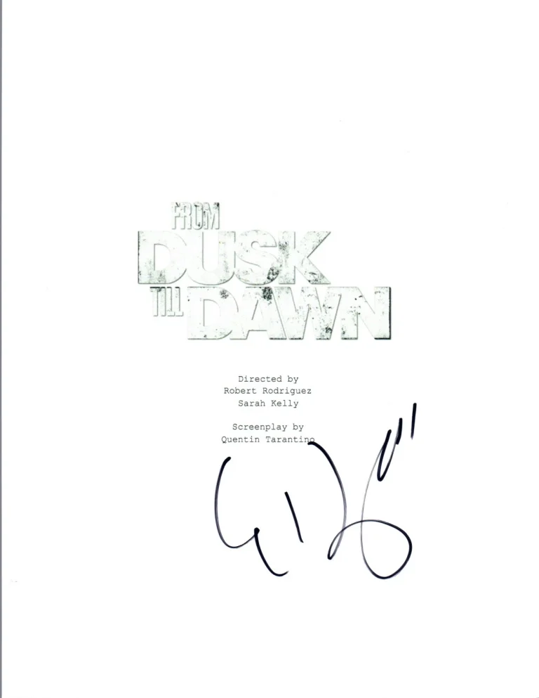 Eiza Gonzalez Signed Autographed FROM DUSK TILL DAWN Movie Script COA VD