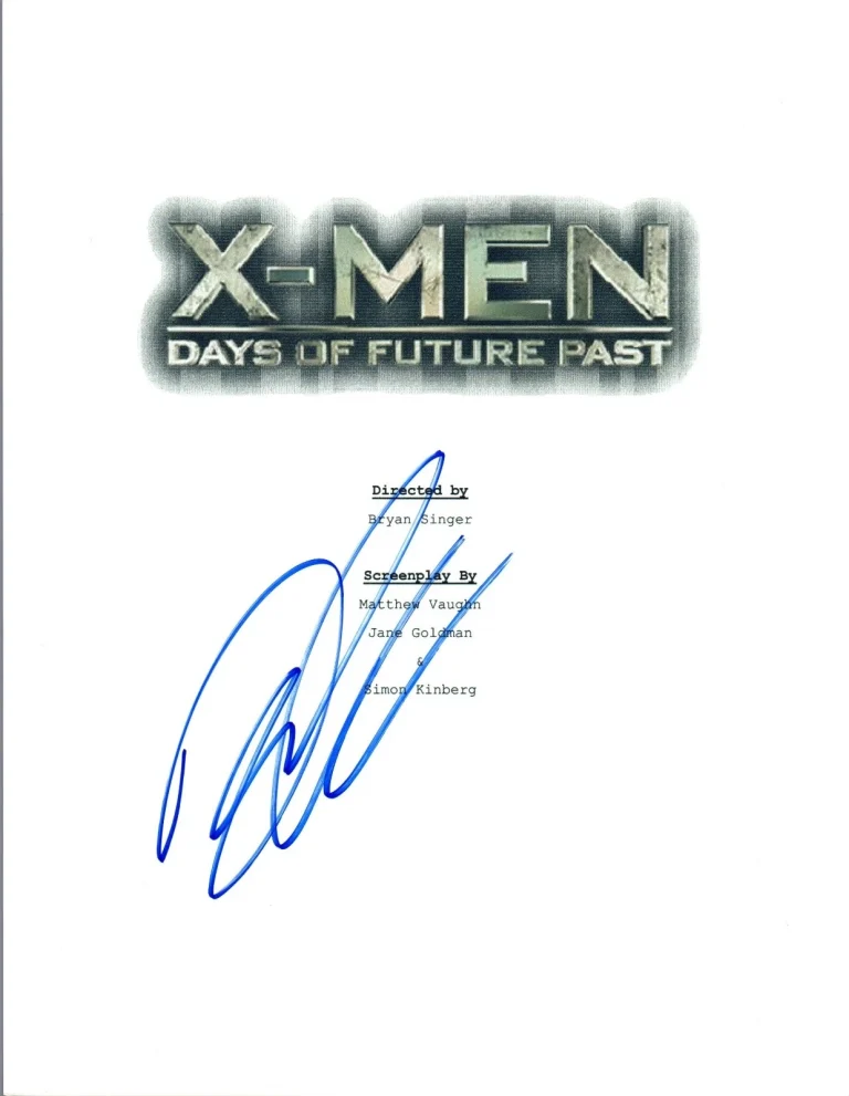 Daniel Cudmore Signed Autographed X-MEN DAYS OF FUTURE PAST Script COA VD