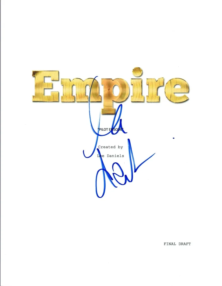 Lee Daniels Signed Autographed EMPIRE Pilot Episode Script COA VD