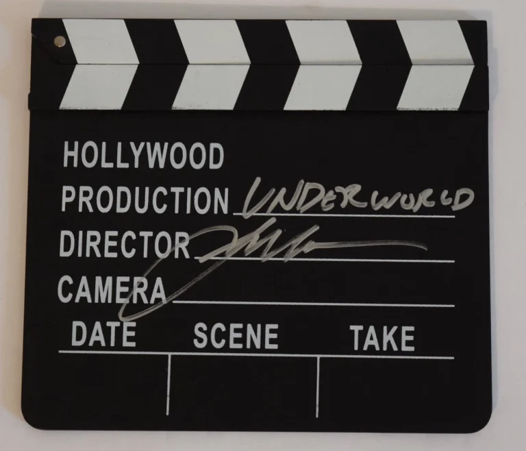 Len Wiseman Signed Autographed Clapboard UNDERWORLD Director COA VD