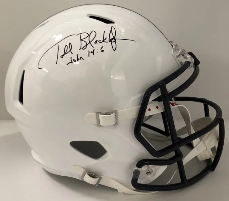 Todd Blackledge Signed Autographed Penn State Nittany Lions F/S Helmet Psa/Dna