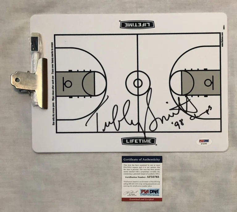 Tubby Smith Signed Autographed Kentucky Wildcats Coaches Clipboard Psa/Dna
