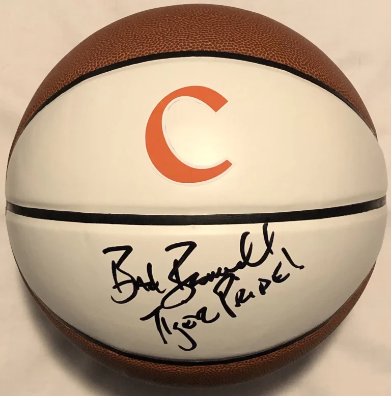 Brad Brownell Signed Autographed Clemson Tigers Logo Basketball JSA