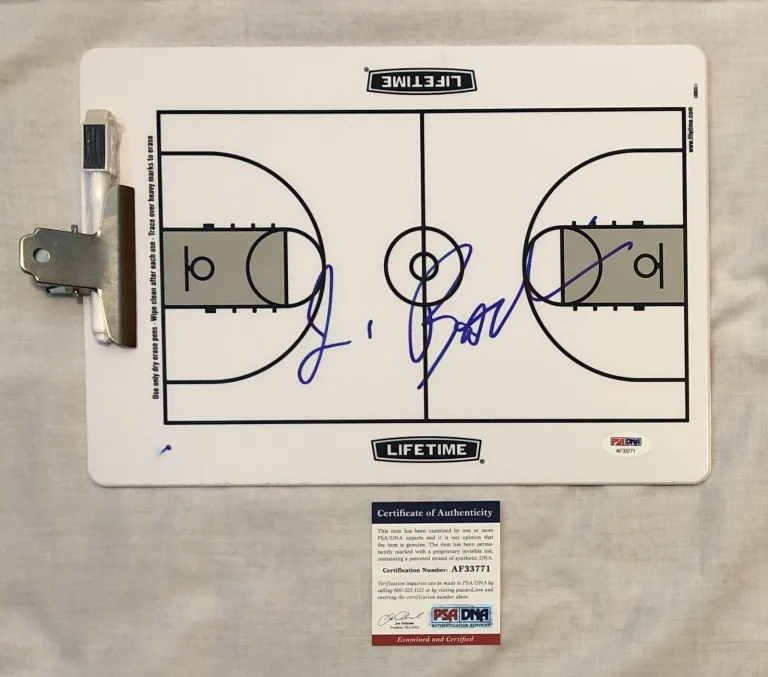 Jim Boeheim Signed Autographed Syracuse Orangeman Coaches Clipboard Psa/Dna