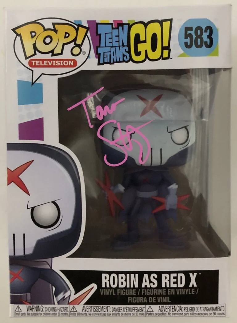 Tara Strong Signed Auto Teen Titan Go Raven Funko Pop Vinyl Voice Actor Psa/Dna