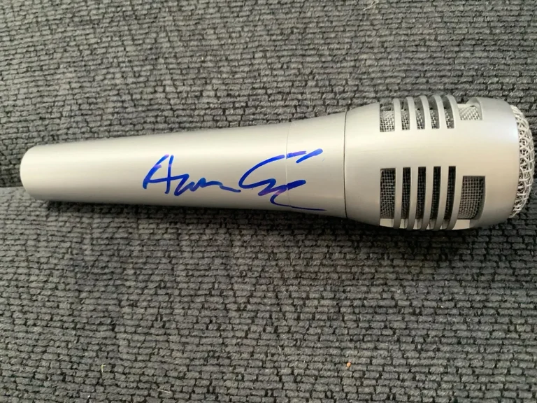 Anderson Cooper Signed Mic Autographed Microphone