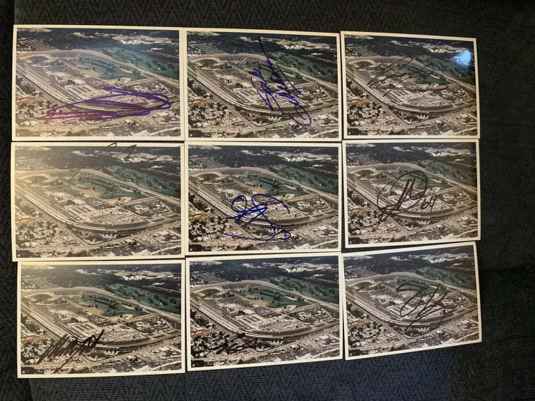 Lot 17 Signed Indy 500 Postcards Conor Daly Jay Howard Brabham Servia Townsend +