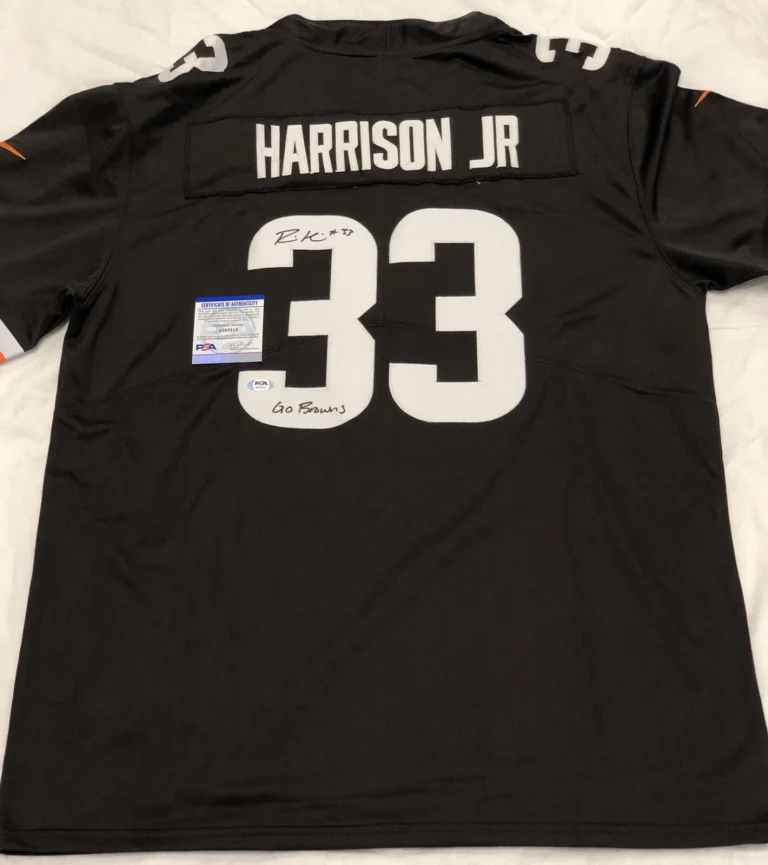 Ronnie Harrison Signed Autographed Cleveland Browns Jersey Psa/Dna