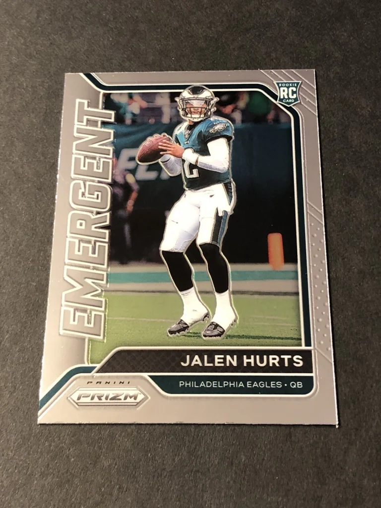 2020 Panini Prizm Jalen Hurts Football Emergent Insert Rookie RC Card #12