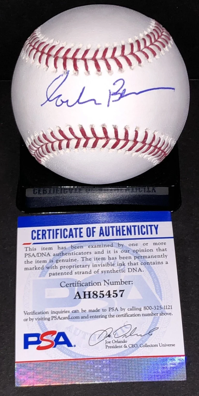 Corbin Bernsen Signed Autographed Major League Indians Baseball Dorn Psa/Dna