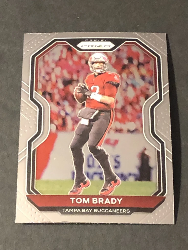 2020 Panini Prizm Football TOM BRADY Base Card #255 Tampa Bay Buccaneers