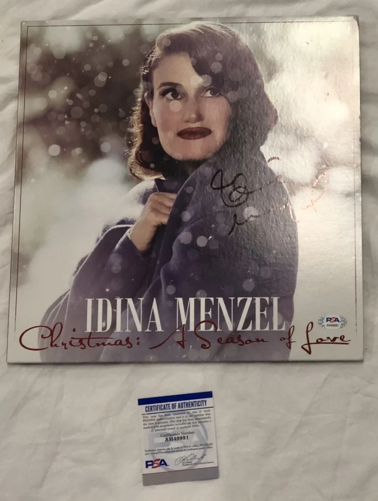 Idina Menzel Signed Autographed Christmas A Season Of Love Vinyl Psa/Dna