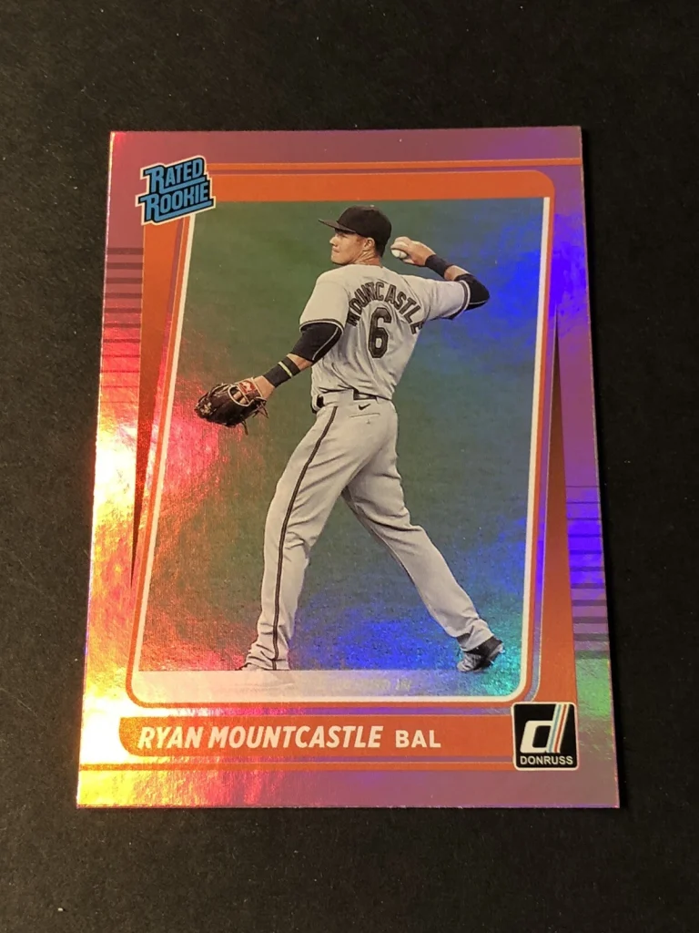2021 Donruss Ryan Mountcastle Rated Rookie Pink Holo Foil Baltimore #59