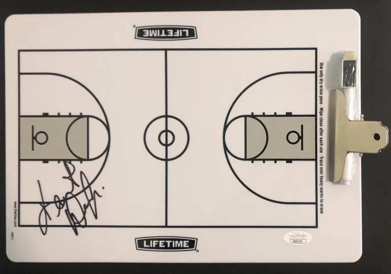 Kermit Davis Signed Autographed Ole Miss Rebels Coaches Clipboard Jsa