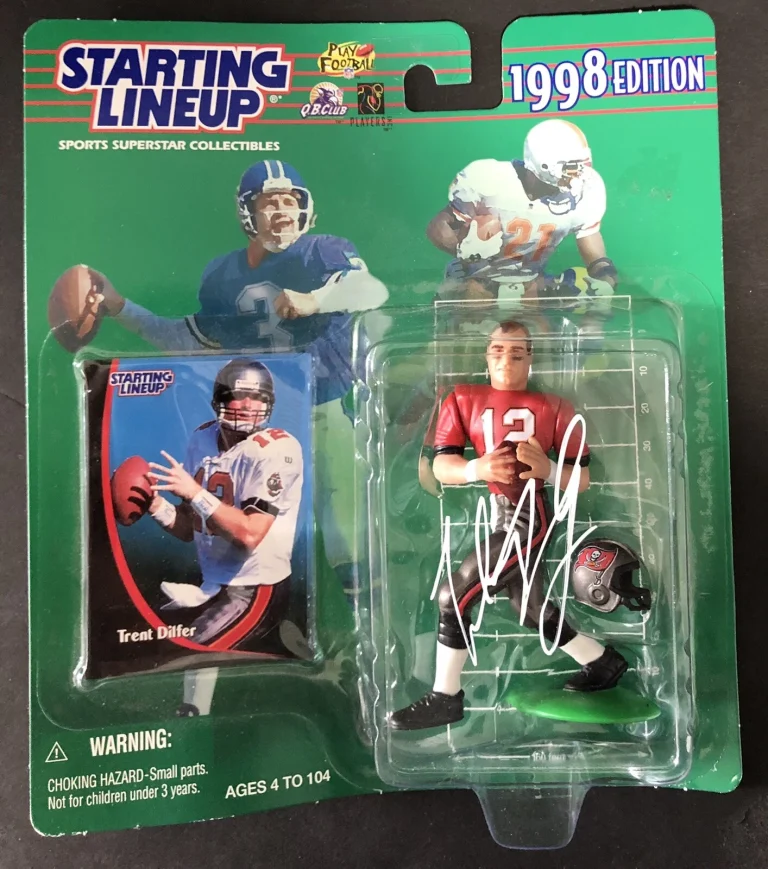 Trent Dilfer Signed Autographed Tampa Bay Buccaneers Starting Line Up JSA