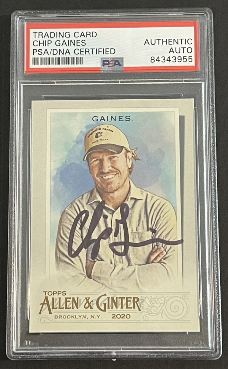 Chip Gaines Signed Autographed 2020 Allen & Ginter Card Home Decor PSA/DNA