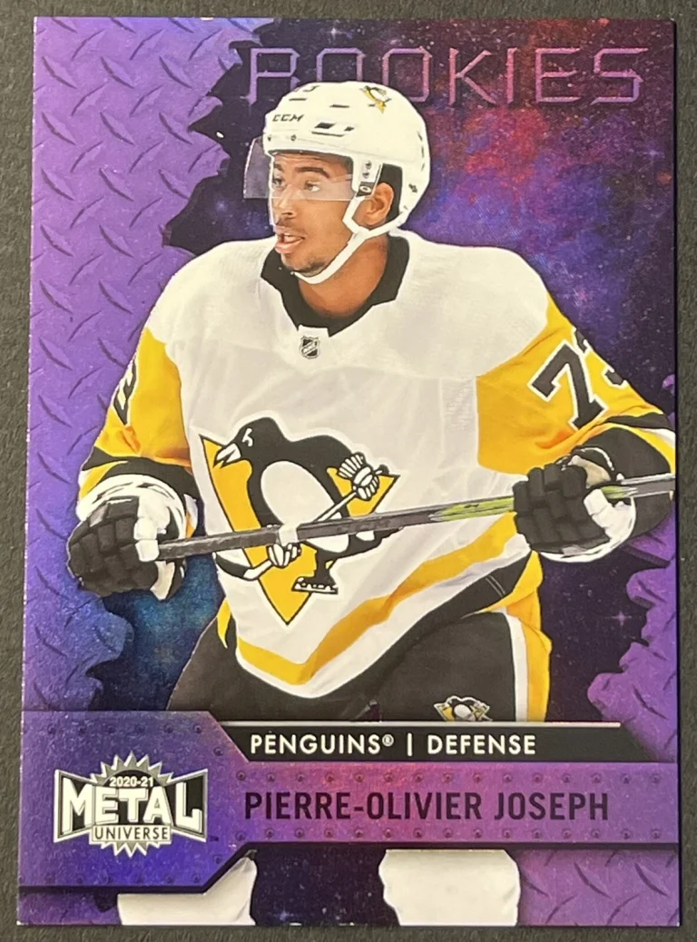 2020-21 Metal Universe Pierre-Olivier Joseph Penguins Purple Spectrum #d /199