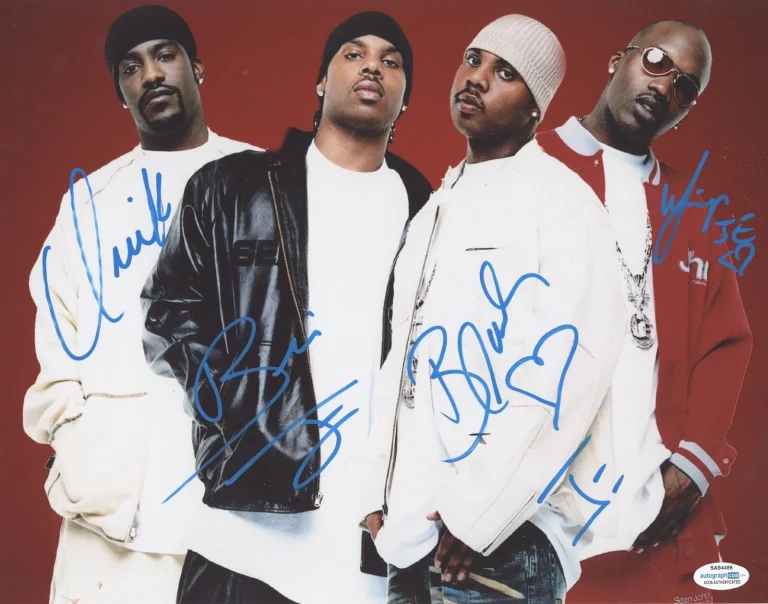 JAGGED EDGE R&B SIGNED AUTOGRAPH 11x14 PHOTO ACOA COA FULL GROUP