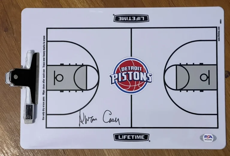 Dwane Casey Signed Autographed Detroit Pistons Coaches Clipboard PSA/DNA